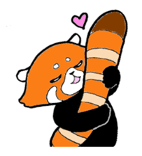 Lesser panda days sticker #2352006