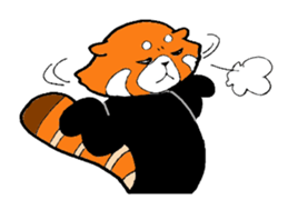 Lesser panda days sticker #2352008