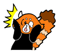 Lesser panda days sticker #2352010