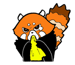 Lesser panda days sticker #2352015