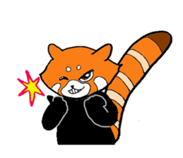 Lesser panda days sticker #2352020
