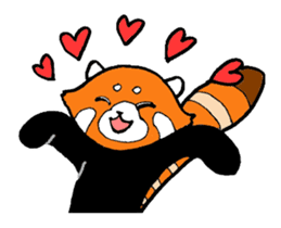 Lesser panda days sticker #2352021