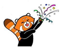 Lesser panda days sticker #2352024