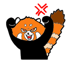 Lesser panda days sticker #2352025