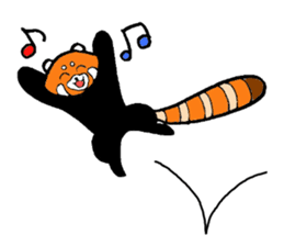 Lesser panda days sticker #2352035