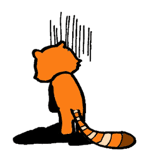 Lesser panda days sticker #2352037