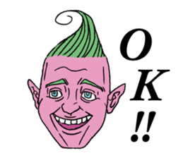 Purple man sticker #2352881