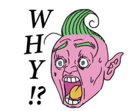 Purple man sticker #2352889