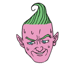 Purple man sticker #2352890