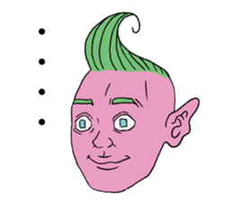 Purple man sticker #2352895