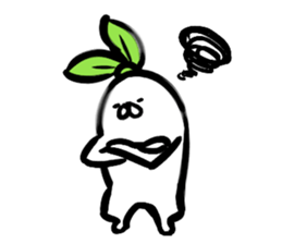 The Japanese radish using an honorific sticker #2352938