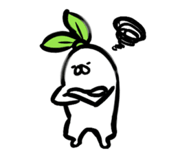 The Japanese radish using an honorific sticker #2352938