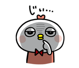 emotional bird sticker #2353339