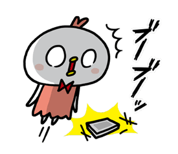 emotional bird sticker #2353351