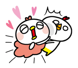 emotional bird sticker #2353356