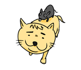 stray cat TAMEKICHI sticker #2353603