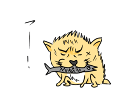 stray cat TAMEKICHI sticker #2353607