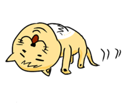 stray cat TAMEKICHI sticker #2353609