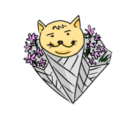 stray cat TAMEKICHI sticker #2353613
