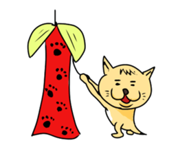 stray cat TAMEKICHI sticker #2353616
