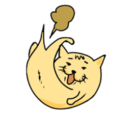 stray cat TAMEKICHI sticker #2353619