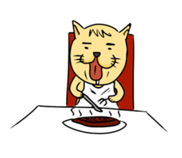 stray cat TAMEKICHI sticker #2353620