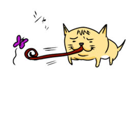 stray cat TAMEKICHI sticker #2353622