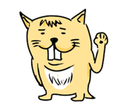 stray cat TAMEKICHI sticker #2353625