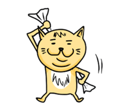 stray cat TAMEKICHI sticker #2353626