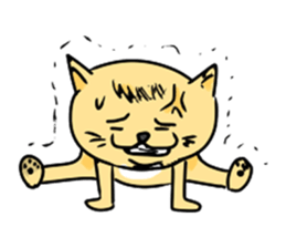 stray cat TAMEKICHI sticker #2353627
