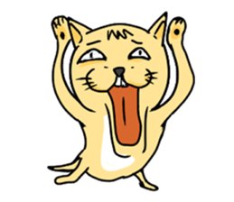 stray cat TAMEKICHI sticker #2353629