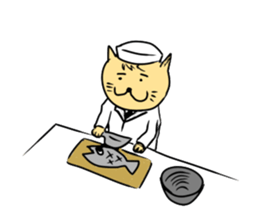 stray cat TAMEKICHI sticker #2353630