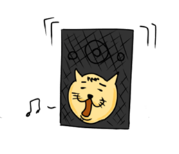 stray cat TAMEKICHI sticker #2353631