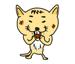 stray cat TAMEKICHI sticker #2353633