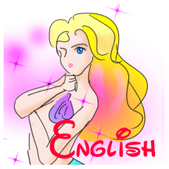 Beautiful & elegant mermaid in English