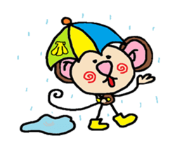 saruru monkey sticker #2354441