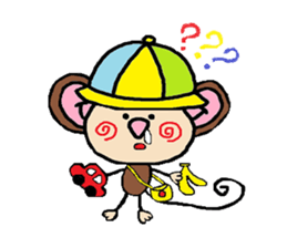 saruru monkey sticker #2354449