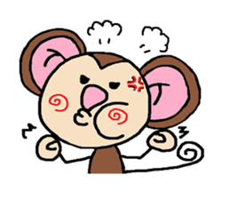 saruru monkey sticker #2354457