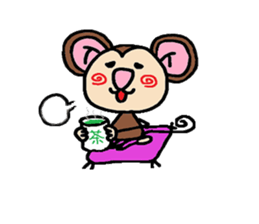 saruru monkey sticker #2354473