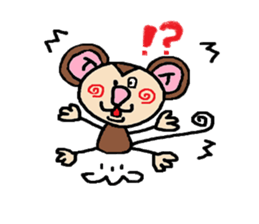 saruru monkey sticker #2354479