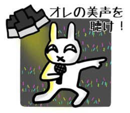 Grinning rabbit sticker #2354546