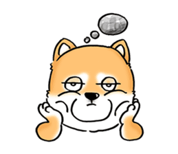 Shiba Inu "Hanapi" & "Kinako" face type sticker #2354779