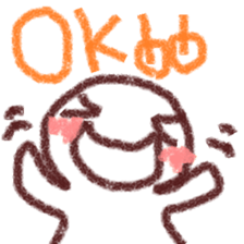 A chubby face 1 sticker #2355080