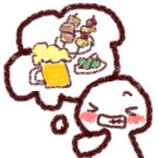 A chubby face 1 sticker #2355108