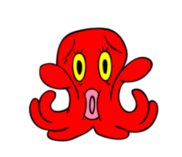 Cute girl octopus, taako 2 sticker #2355363