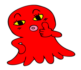 Cute girl octopus, taako 2 sticker #2355365