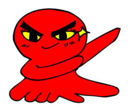 Cute girl octopus, taako 2 sticker #2355366