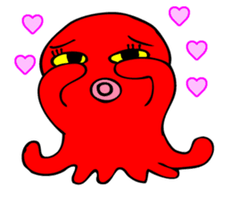 Cute girl octopus, taako 2 sticker #2355367