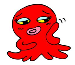 Cute girl octopus, taako 2 sticker #2355369