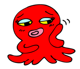 Cute girl octopus, taako 2 sticker #2355369